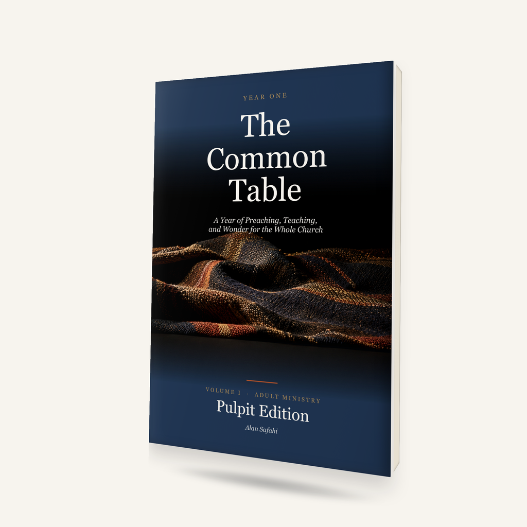 The Common Table: Pulpit Edition, shown at an angle