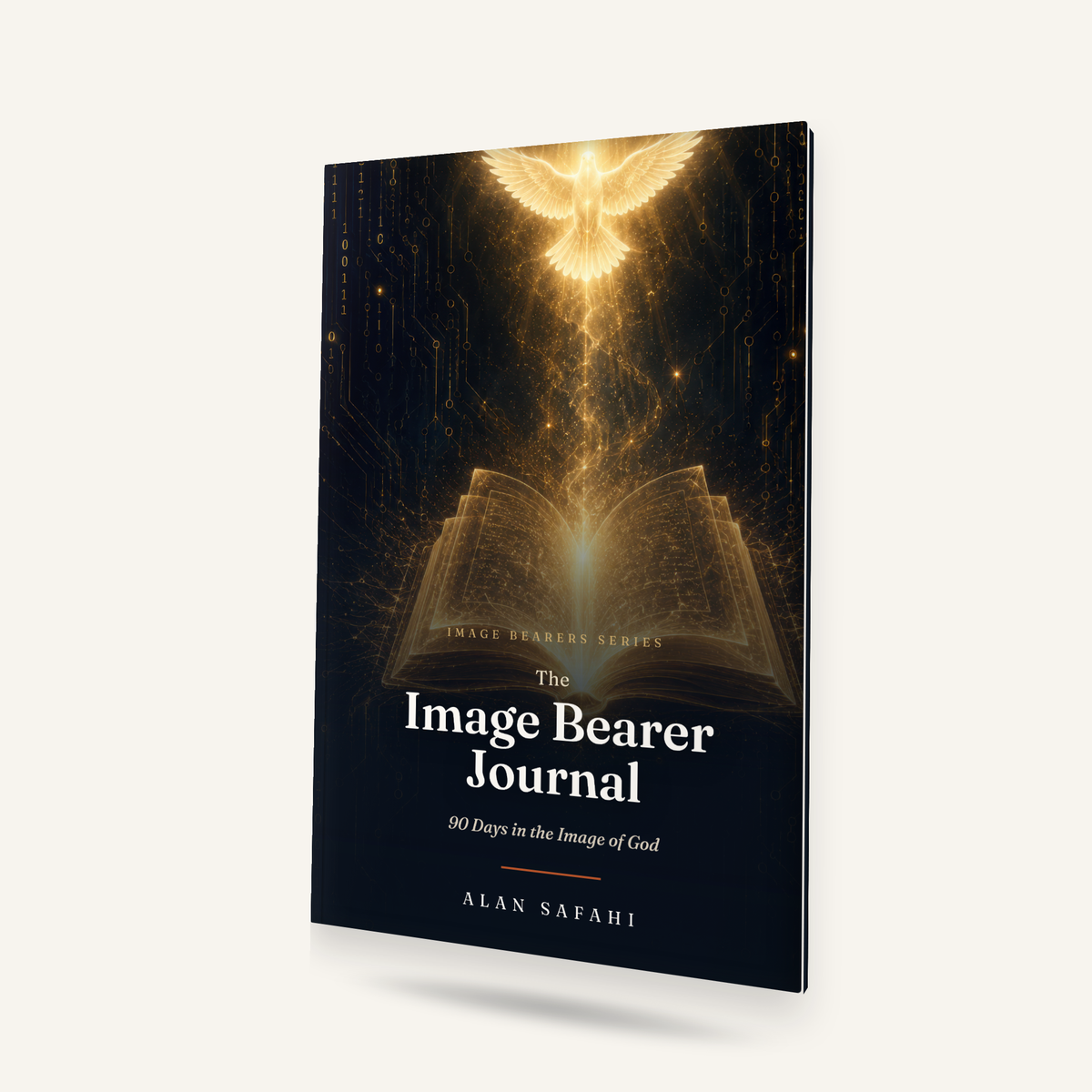 The Image Bearer Journal, hardcover, shown at an angle