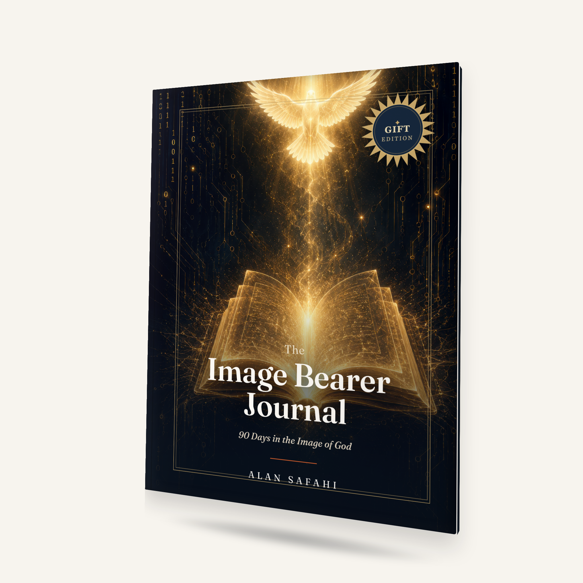 The Image Bearer Journal — Hardcover Gift Edition, shown at an angle