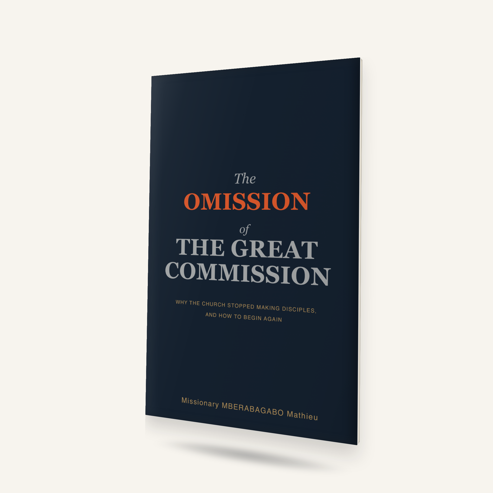 The Omission of the Great Commission, shown at an angle